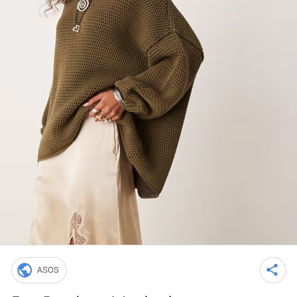 NWOT FREE PEOPLE MOVEMENT MAISIE PULLOVER SWEATER IN OLIVE FUDGE COMBO, SZ:SMALL - Picture 4 of 6